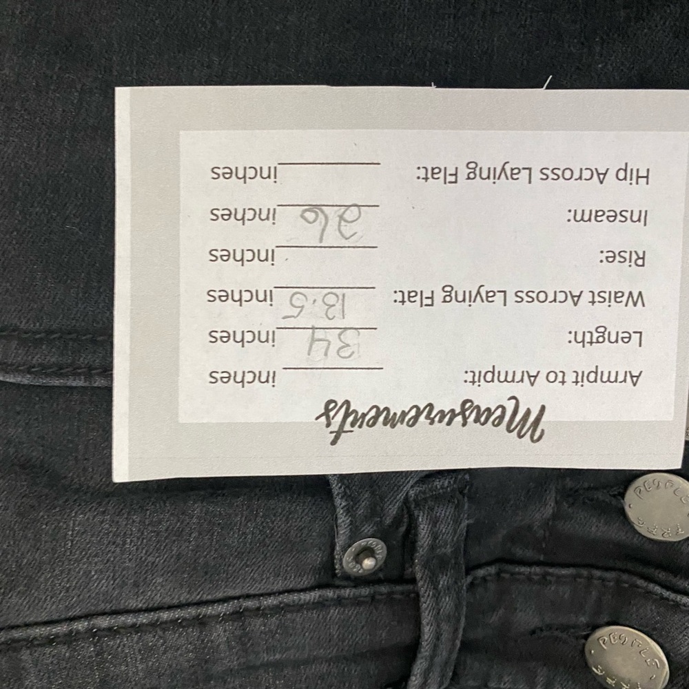 Free People Black Skinny Jeans​ - Picture 5 of 7